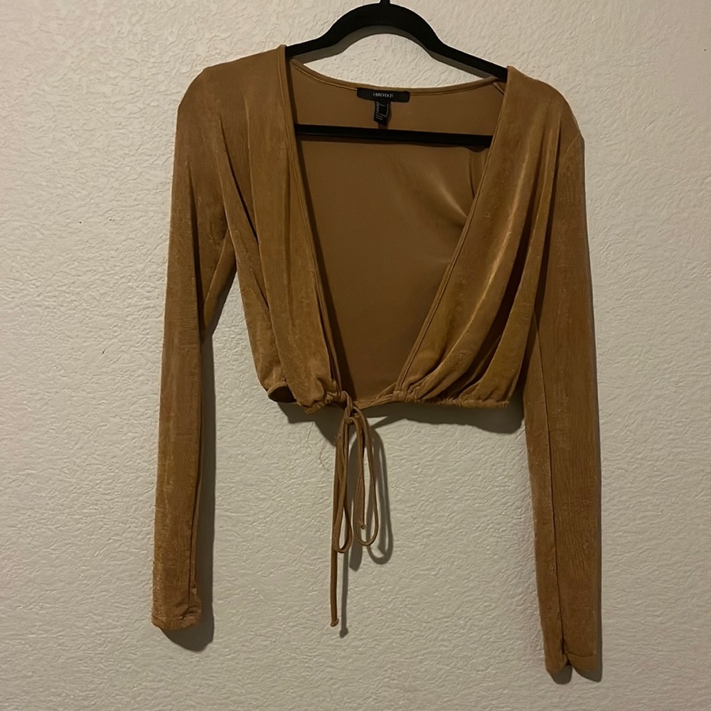 Shining Gold Cross Top